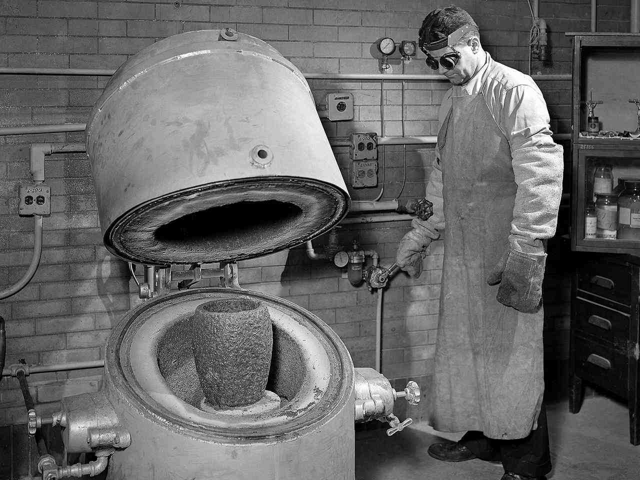 NASA foundry worker 1960s